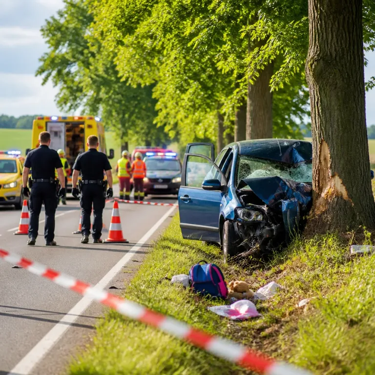 Na Brněnsku zemřelo dítě při nehodě auta s pěti dětmi, řidič měl přes 3,1 promile