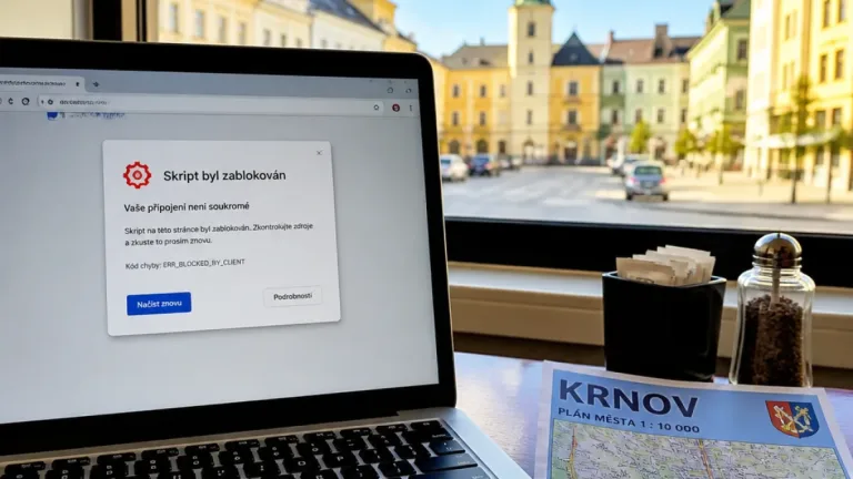Krnov: jak postupovat, když se kvůli blokovanému skriptu nenačte stránka
