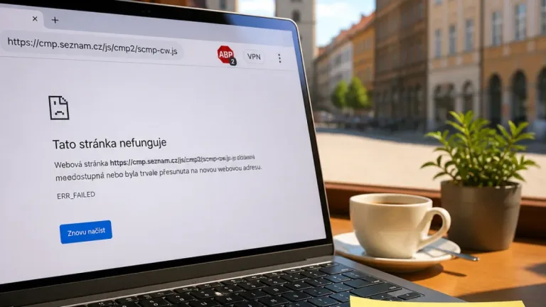 Krnov: jak řešit chybu při načítání webu a kdy kontaktovat podporu