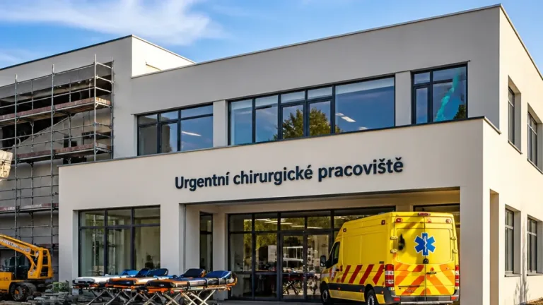 Kroměříž: nemocnice otevře v říjnu nové urgentní chirurgické pracoviště