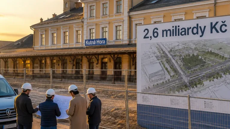 Kutná Hora řeší projekt u hlavního nádraží. Investor slibuje 2,6 miliardy a dohodu