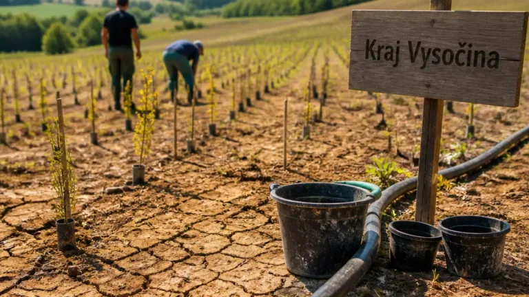 Lesy Vysočiny mohou přijít o větší část jarních sazenic kvůli suchu a vlnám horka