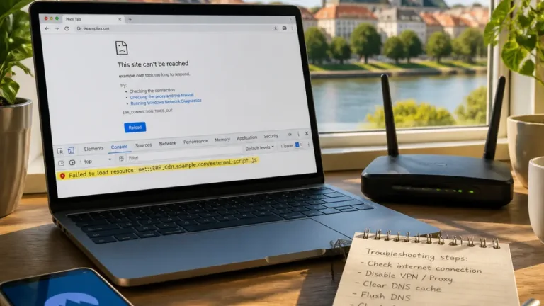 Litoměřice: co dělat, když se stránka nenačte kvůli blokátorům, VPN nebo chybějícímu skriptu