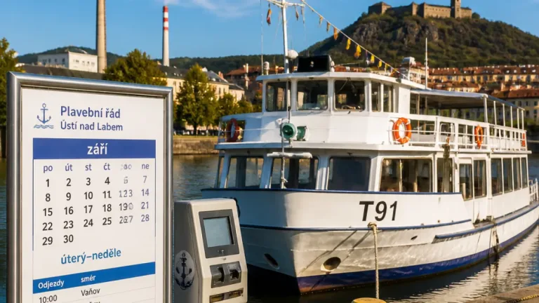Lodní linka T91 zůstane v září v provozu každý den, důležitá zpráva pro Ústí nad Labem