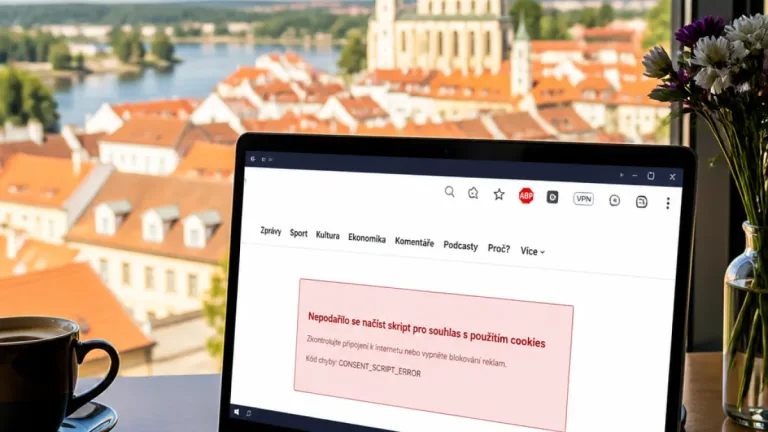 Mělník: Problémy s načítáním stránek a souhlasem s personalizací mohou ovlivnit uživatele