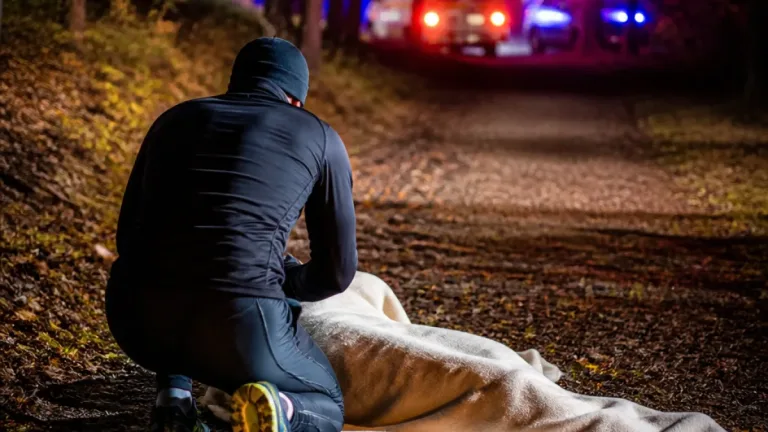 Mimo službu našel pohřešovanou ženu v hradeckém lesoparku; přivolal pomoc a počkal s ní