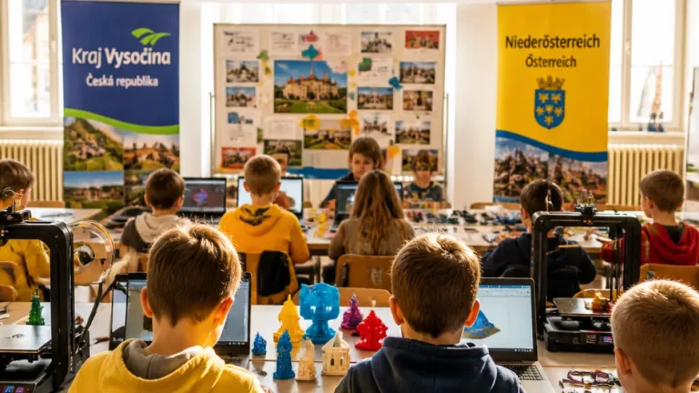 Mladá univerzita srovnala školní lavice napříč hranicí: čtyři dny workshopů pro 86 dětí