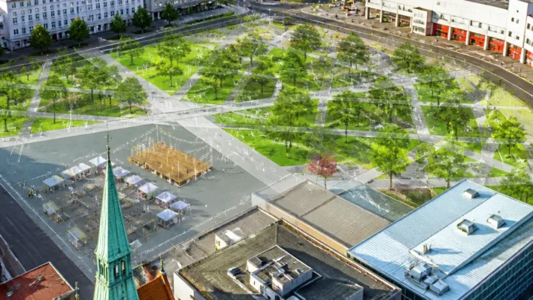 Most změní tvář centra: 1. náměstí zanikne, architekti navrhli tři nové zóny setkávání