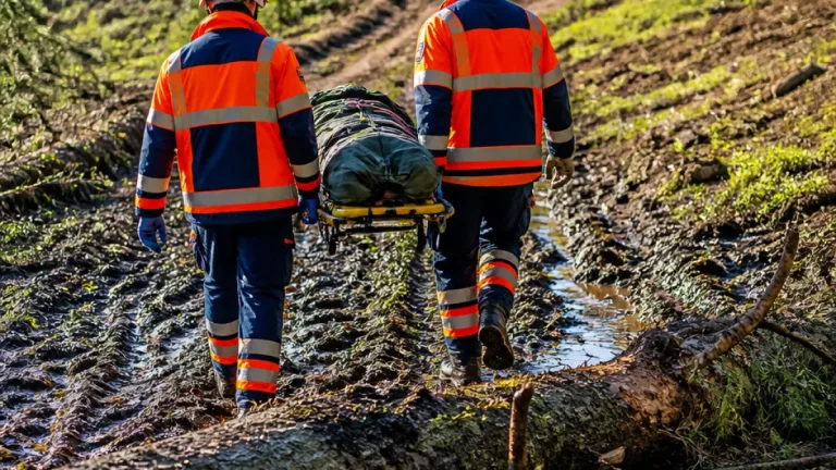 Muž v Halenkovicích těžce zraněn při kácení stromu, pomoc se mu nedařilo přivolat 45 minut