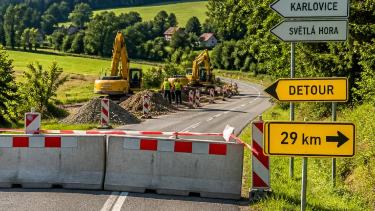 Na Bruntálsku začíná rekonstrukce II/452: uzavírka, 29km objížďka a práce do prosince