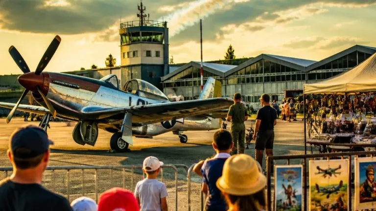 Na chebském letišti začal dvoudenní letecký den s Martinem Šonkou a Mustangu Excalibur