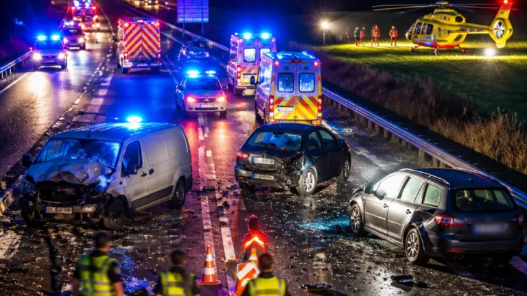 Na D10 u Mladé Boleslavi se srazila tři vozidla, jeden člověk zahynul