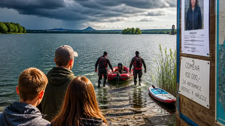 Na jezeře Most pokračuje pátrání po 19letém paddleboardistovi, rodina nabízí odměnu
