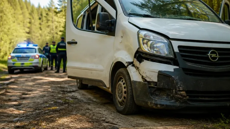 Na Jihlavsku policie krátce po činu zadržela muže, který odcizil Opel Vivaro a boural