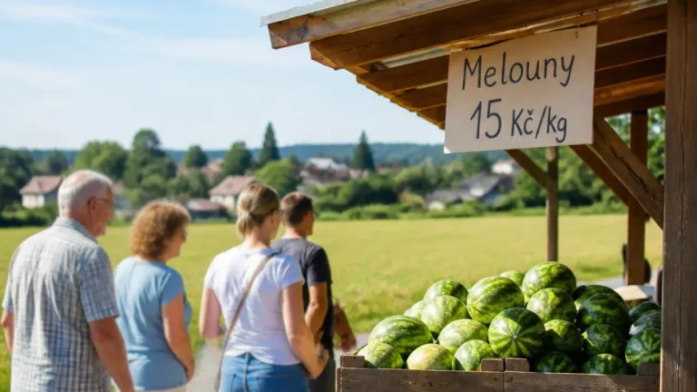Na Pelhřimovsku začala sezona melounů z Olešné, kilogram stojí 15 korun