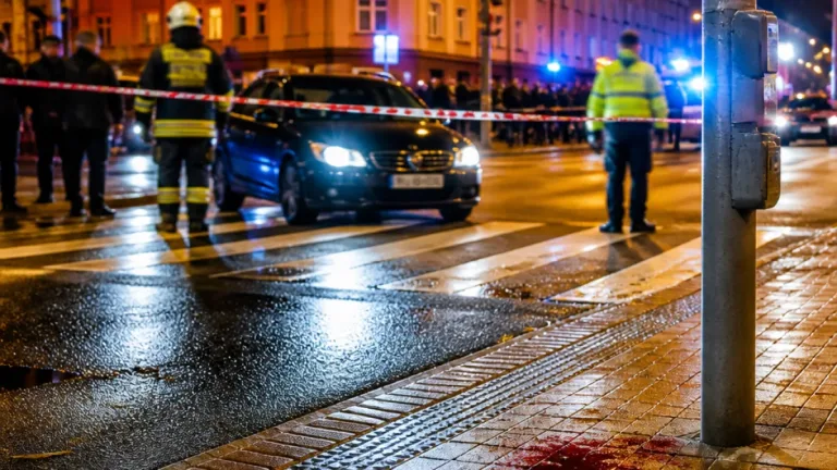 Na Rudné v Kunčičkách srazilo auto chodce, muž na místě zemřel