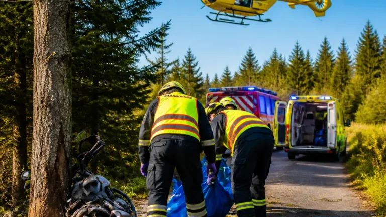 Na Šumavě při nehodě motorky mezi Filipovou Hutí a Horskou Kvildou zahynul muž