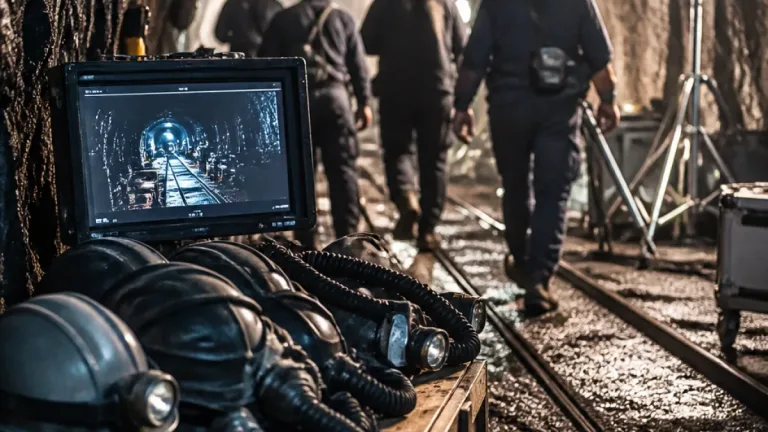 Natáčení seriálu „Místo zločinu Ostrava“: reálné šachty, neřidič za volantem a scény v Tunisku
