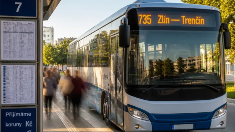 Nová autobusová linka propojí Zlín a Trenčín čtyřmi denními spoji, tři pojedou bez přestupu