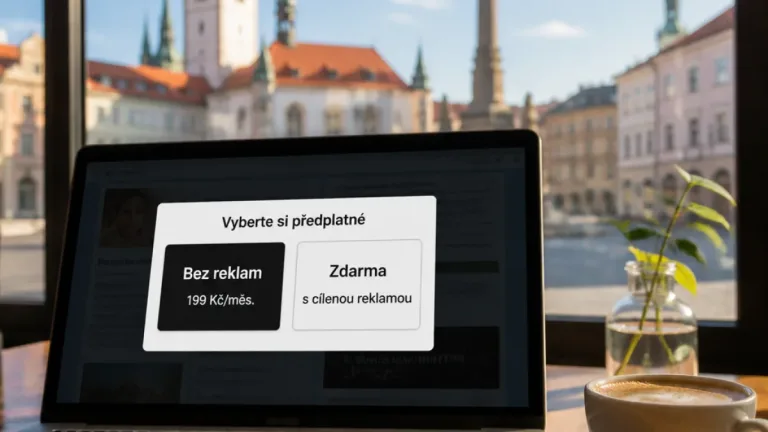 Olomouc: čtenáři iDNES si musí zvolit nastavení reklam nebo přejít na placený variant