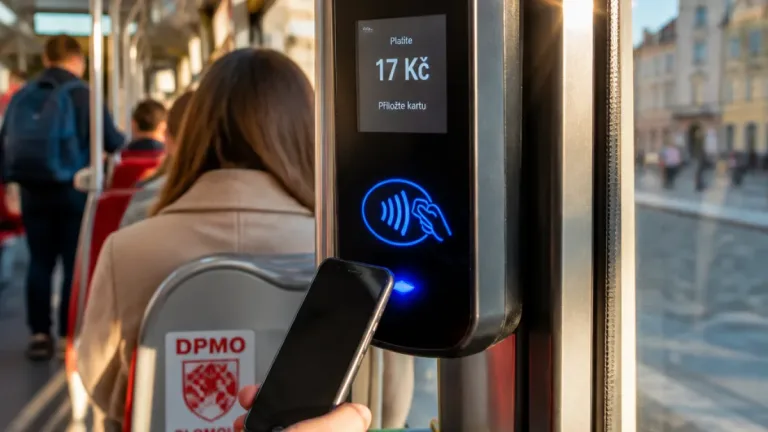 Olomouc spustila bezkontaktní platby v MHD: terminály v první vlně v 20 vozech