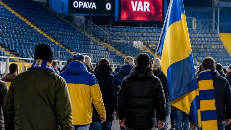 Opava odjíždí ze Sigmy poražena 2:0, rozhodčí a VAR ovlivnily průběh zápasu