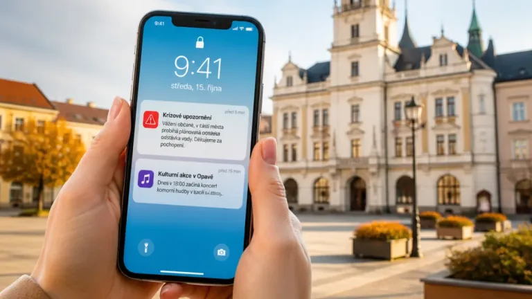 Opava spouští v polovině září aplikaci „Opava v mobilu“ pro krizová upozornění i kulturní zprávy