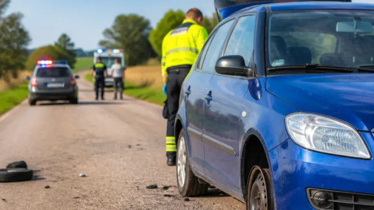 Opilý řidič pokračoval v jízdě bez pneumatiky, policie naměřila téměř 3,8 promile
