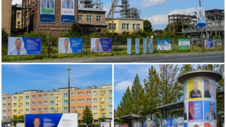 Orlová před komunálními volbami: politické plakáty dominují výlepům, billboardy méně
