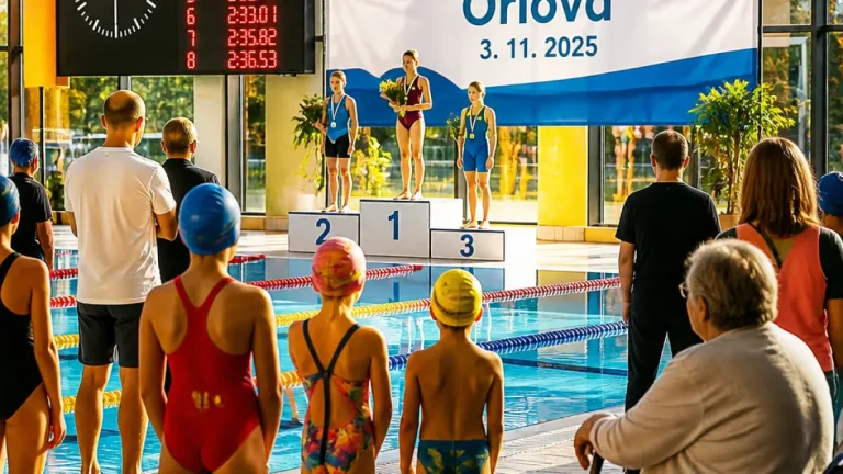 Orlová zářila v plavecké soutěži měst, mezi plavci byl věkový rozdíl 90 let
