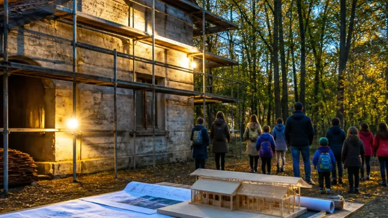 Ostrava plánuje rozšíření Lesní školy: nová dřevostavba a obnovena hájenka v Hošťálkovicích