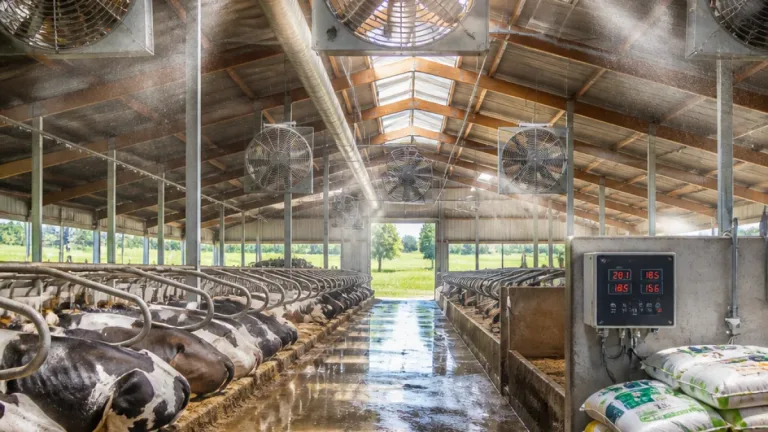 Pardubické farmy bojují s horkem: ventilátory, sprchy i doplňky krmiva proti tepelnému stresu krav