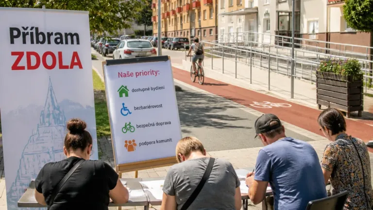 Piráti, Zelení a nezávislí představili kandidátku „Příbram ZDOLA“ pro městské volby