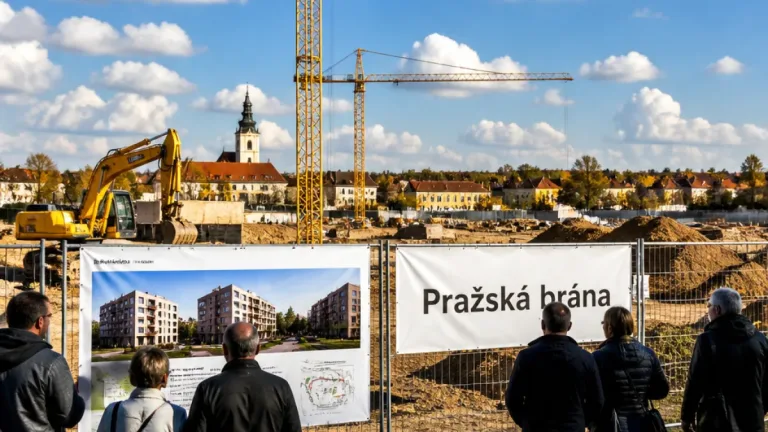 Písek našel investora pro novou čtvrť Pražská brána, vznikne až 900 obyvatel