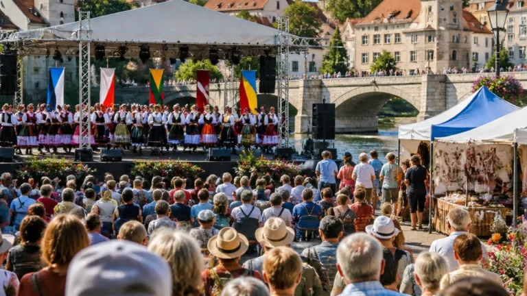 Písek ožil tradičním Mezinárodním folklorním festivalem, přivítal soubory z pěti zemí