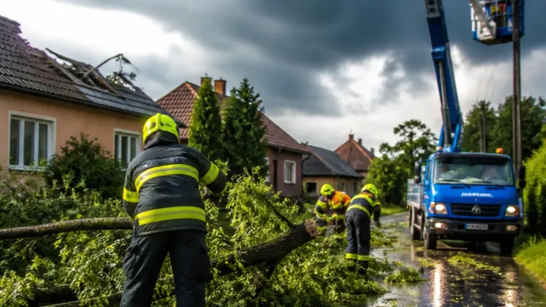 Po odpolední bouřce hasiči v Pardubickém kraji vyjížděli téměř 70×, bez proudu zhruba 3 500 domácností