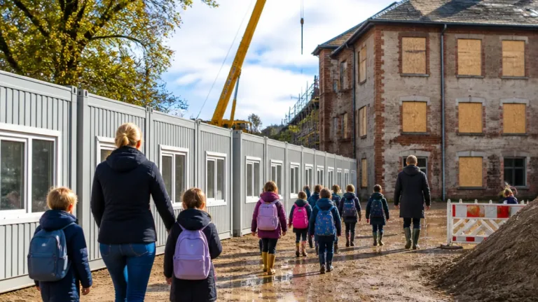 Po povodních zůstanou školy v Jesenicku v modulech; rekonstrukce potrvá několik let