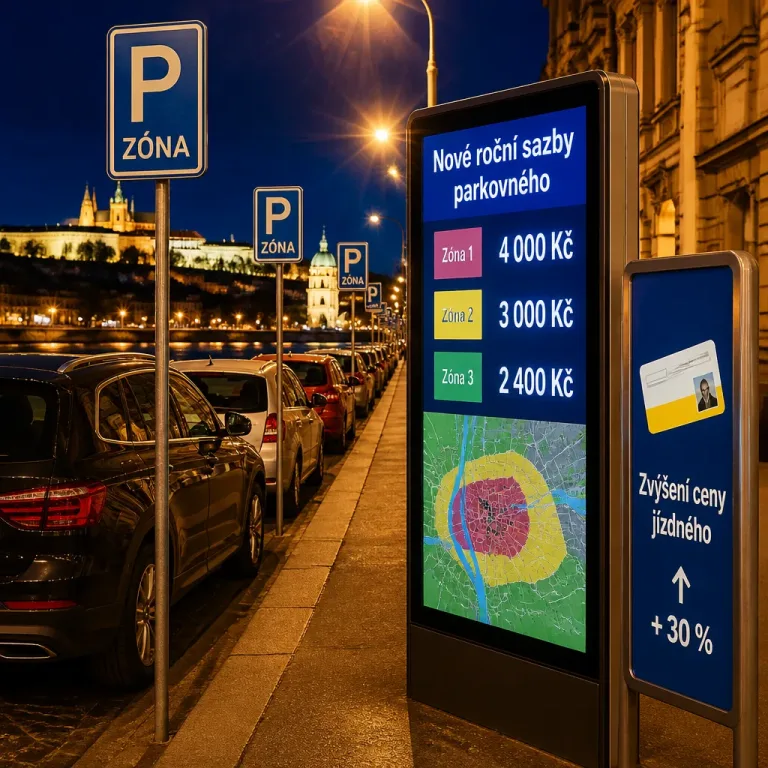 Kandidáti v Praze navrhují zdražení parkování a části jízdného, slibují úlevu dopravě