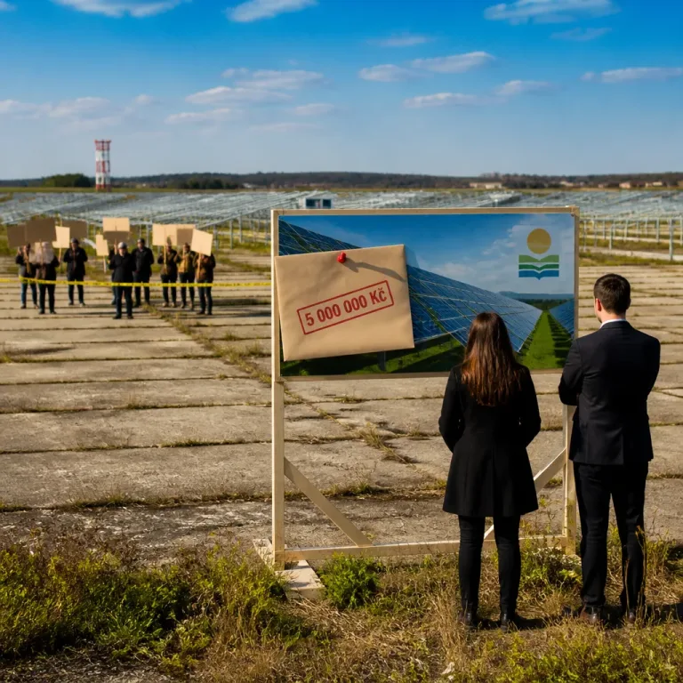 Krajská společnost připravuje FVE na Hradčanech, projekt čelí kritikám i vyšetřování