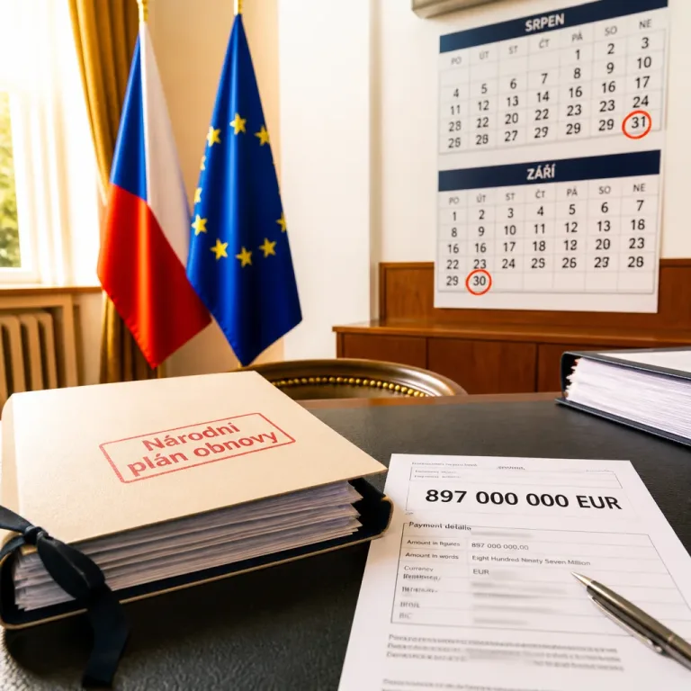 Brusel poslal Česku další tranži z fondu na oživení: 897 mil. eur, téměř 22 mld. Kč
