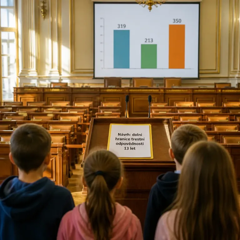 Senátor navrhuje snížit trestní odpovědnost na 13 let; argumentuje daty o dětské trestné činnosti