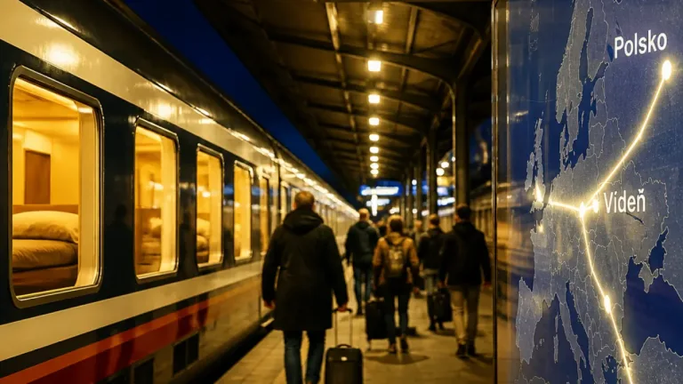 Polská koncepce nočních vlaků slibuje nové celoroční linky přes Brno