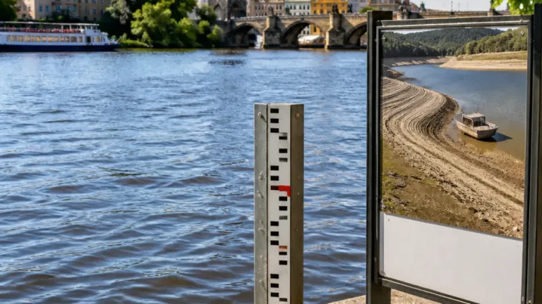 Praha má zatím dost vody. Povodí Vltavy vysvětluje, proč Orlík klesá