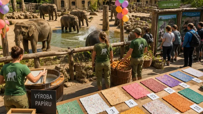 Praha: Zoo oslaví Světový den slonů a padesátiny slonice Shanti, čekají komentovaná setkání i výrobu papíru