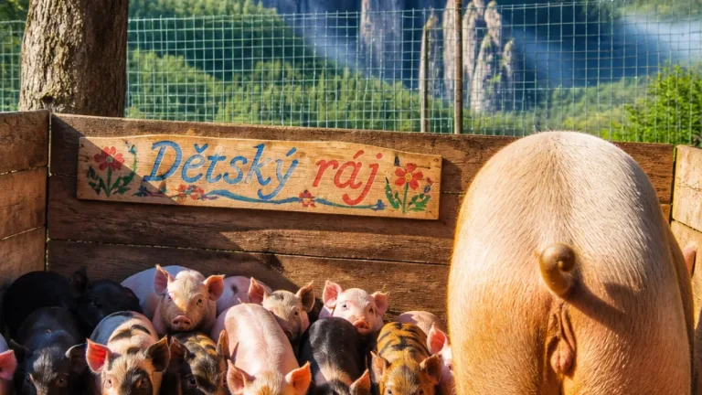 Prasnice Růža z Dětského ráje porodila 12 kříženců s divočákem, část selátek se už prodává