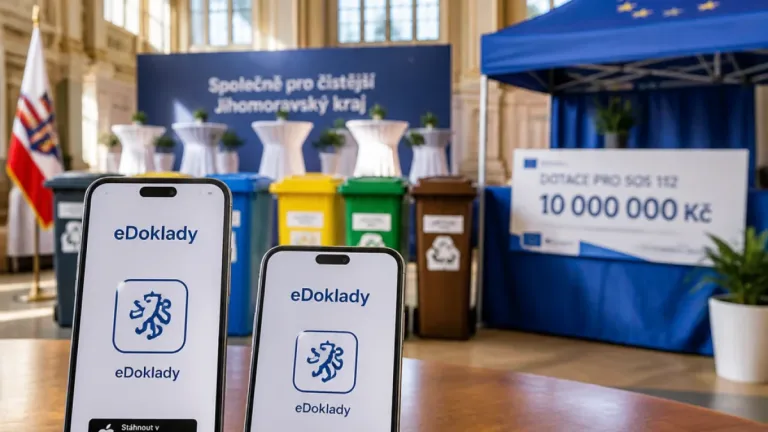 Před volbami aktualizované eDoklady. EU dotace i ocenění jihomoravských obcí za třídění