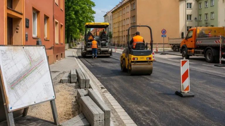 Přerov upravil Nábřeží Edvarda Beneše: vzniklo 40 nových parkovacích míst a lepší přechody
