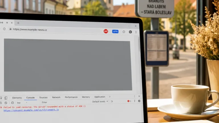 Problémy s načítáním stránek: co dělat, když se odmítá zobrazit souhlasní okno v Brandýs nad Labem-Stará Boleslav