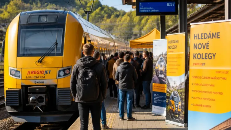 RegioJet rozšiřuje provoz v Ústeckém kraji a hledá stovky pracovníků