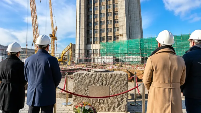 Rekonstrukce ostravského mrakodrapu začala, projekt povede Eva Jiřičná